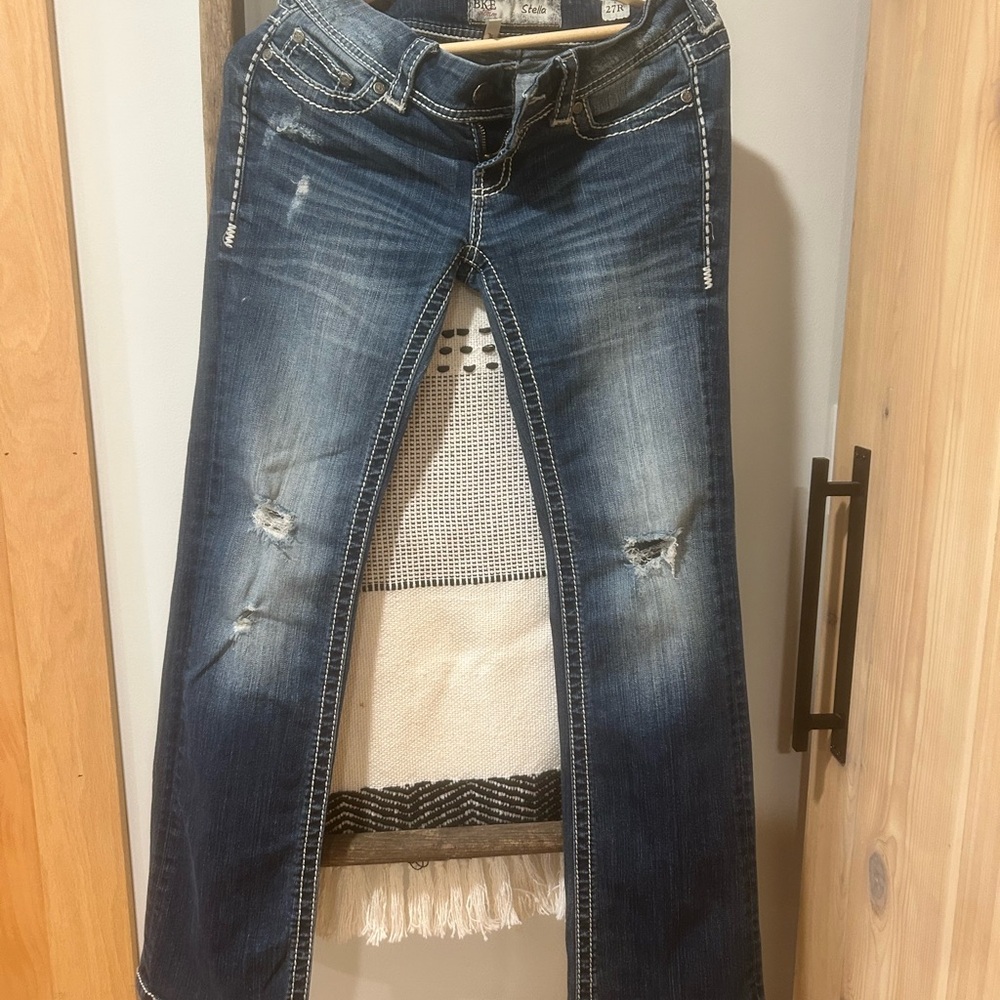 BKE Dark Blue Flare Jeans
